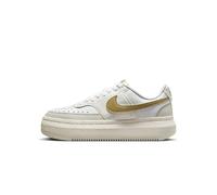 Nike Women's W Court Vision Alta Low Top Shoes, White Metallic Gold Light Bone Sail, 4.5 UK