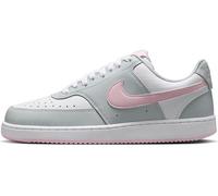 NIKE Women's W Court Vision LO Sneaker, Pure Platinum Pink Foam White, 7 UK