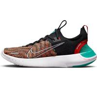 NIKE Women's W Free Rn Fk Next Nature Low, Black White Clear Jade Spicy Red, 5 UK