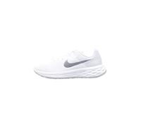 Nike Revolution 6 Womens Running Shoes 4.5 White/Silver