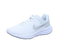 NIKE Women's W Nike Revolution 6 Nn Running Shoe, White Mtlc Silver Pure Platinum, 4.5 UK
