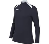 NIKE Women's W Nk Df Acdpr24 Drill Top K Long Sleeve, Obsidian/Obsidian/White/White, M