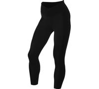 Nike Women's W Nk Df One Hr 7/8 Wrap Tight Pants, Black/Cool Grey, M