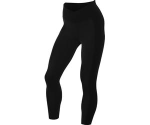 Nike Women's W Nk Df One Hr 7/8 Wrap Tight Pants, Black/Cool Grey, M