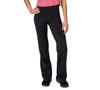 Nike One Women's Dri-FIT High-Waisted Fold-Over Trousers - Black - Polyester/Elastane M (UK 12-14)