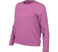 Nike Women's W Nk Df Pacer Crew Long Sleeve top, Playful Pink/Reflective Silv, L