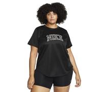 NIKE Women's W Nk Df Swoosh Run Ss Top Plus Sweatshirt
