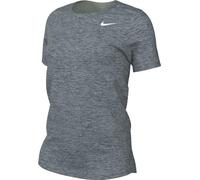 NIKE Women's W Nk Df Tee Rlgd Lbr Short Sleeve T-Shirt, Deep Jungle/Pure/HTR/White, M