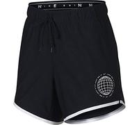 NIKE Women's W Nk Dry Attk Grx Su19 Shorts, Black/White/White/(White), L UK