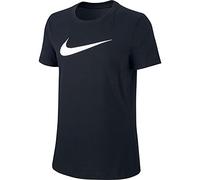 NIKE Women's W Nk Dry Tee Dfc Crew T shirt, Black/Black/Htr/(White), XS UK