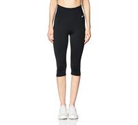 NIKE Women's W NK ONE DF HR CPRI Tight Leggings, Black/White, S