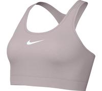 NIKE Women's W Nk Swsh Med SPT Bra, Platinum Purple/White, XS