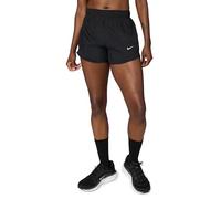 Nike Womens W Nk Tempo Df Mr 3" Shorts, Black/Black/Black/Reflective Silv, M EU