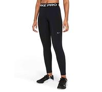 Nike Pro Women's Mid-Rise Mesh-Panelled Leggings - Black - Polyester/Elastane S (UK 8-10)