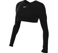 Nike Women's W Np Df Crop Ls Femme Long Sleeve TOP, Black/Black/Iron Grey/Iron Grey, M