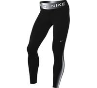 NIKE Women's W Np Df Mr 7/8 Tght Shine Trousers, Black/Metallic Silver, M