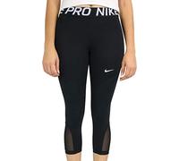 Nike Women's W Np Pro Capri Sport Trousers, Black/White, L