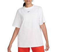 NIKE Women's W NSW TEE ESSNTL LBR T-Shirt, White/Black, XS