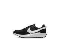 NIKE Women's Waffle Debut Sneaker, Black/White-Orange-Clear, 3 UK