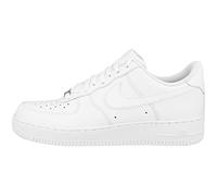 NIKE Women's Wmns Air Force 1 '07 Basketball Shoes, Black White, 8 UK