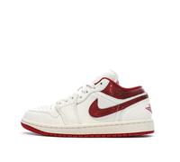 Air Jordan 1 Low SE Women's Shoes (HJ9338-106, Sail/Team Red/Varsity Red), Sail/Team Red/Varsity Red, 5 UK