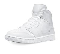 NIKE Women's WMNS AIR Jordan 1 MID Sneaker, White/White-White, 5 UK