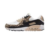 NIKE Women's WMNS AIR MAX 90 Sneaker, White Black Sanddrift Hemp, 8.5 UK