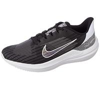 NIKE Women's WMNS Air Winflo 9 PRM Sneaker, Black White, 6 UK
