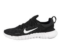 NIKE Women's WMNS Free RN 5,0 2021 Running Shoe, Black/White-dk Smoke Grey, 10 UK