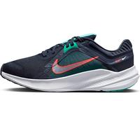 NIKE Women's WMNS Quest 5 Low, Obsidian White Clear Jade Spicy Red, 7 UK