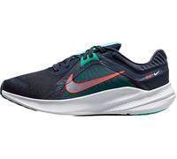 Nike Women's WMNS Quest 5 Running Shoes, Obsidian White Light Jade Red, 6 UK