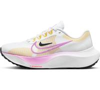 NIKE Women's WMNS Zoom Fly 5 Sneaker, White/Rush Fuchsia-Vivid Sulfur, 9 UK