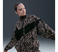 Nike Women's Woven Printed Jacket - Black - Nylon XS (UK 4-6)