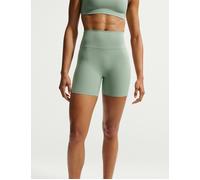 Nike Women's Zenvy High Waisted 5" Biker Shorts - Steam/White - Green - Size: Medium