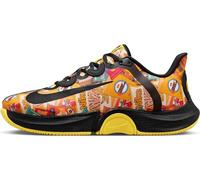 NIKE Women's Zoom Gp Turbo Hc Osaka PRM Low, Black Vivid Sulfur Siren Red Racer Blue, 5.5 UK