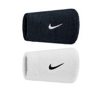 Nike Wristband Sweatbands Tennis Badminton Swoosh Double-Wide Squash New
