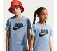 Nike x LEGO® Collection Older Kids' Logo T-Shirt - Blue - Cotton M