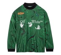 Nike x Off-White All Over Print Jersey Asia Sizing 'Kelly Green' FQ0998-389 M