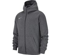 Nike Y Hoodie Fz Flc Tm Club19 Sweatshirt - Charcoal Heathr/Anthracite/White/X-Small