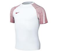 NIKE Y NK DF Academy JSY SS T-Shirt, White/University Red/University Red, XS