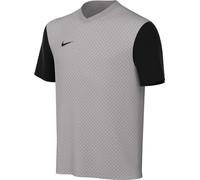 NIKE Y NK DF Tiempo PREM II JSY SS T-Shirt, Pewter Grey/Black/Black, 8-10 Years