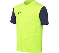 NIKE Y NK DF Tiempo PREM II JSY SS T-Shirt, Volt/Midnight Navy/Black, 12-13 Years