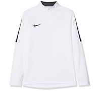 Nike Y Nk DRY ACDMY18 Dril Top LS Long Sleeved T-Shirt - White/Black/Small