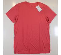 NIKE YOGA DRI FIT TRAINING GYM SHORT SLEEVE TOP ADOBE RED DM7825-655 MEN M L XL