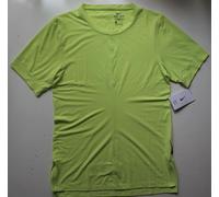 NIKE YOGA DRI FIT TRAINING SHORT SLEEVE TOP - LIMELIGHT BV4034-367 - MEN L