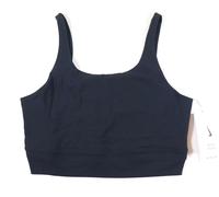 NIKE YOGA LUXE INFINALON DRI FIT CROP TANK TOP BLACK CV0576-010 WOMEN XS S M