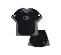 Nike Younger Boys Dri-FIT Swoosh Love T-Shirt and Shorts Set, Black, Size 4-5 Years Black