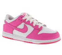 Nike Younger Girls Trainers Dunk Low Pb Lace Up white laser fuchsia UK Size