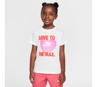 Nike Younger Kids' Lover to the Max Graphic T-Shirt - White - Cotton 5