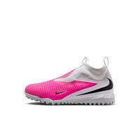 Nike Youth Phantom 6 High Academy Astro Turf Football Boots, Multi-Color/Black, Size 2 Older Print